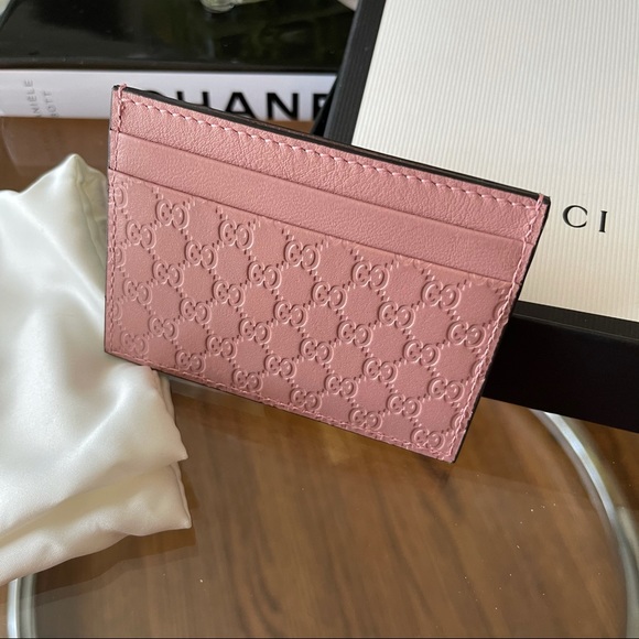 ❌SOLD❌ Gucci Microguccissima Card Holder Pink - Picture 3 of 7